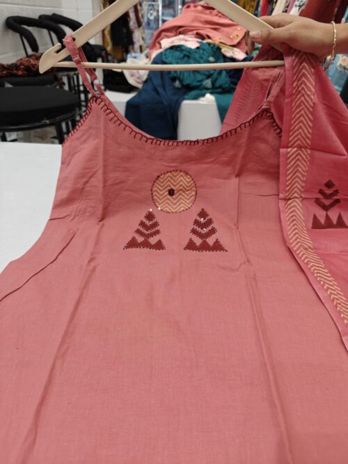 Premium Cotton with Adjustable Straps -3pc- Kapoor 343 - Image 5