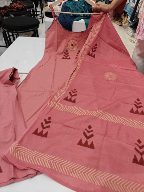 Premium Cotton with Adjustable Straps -3pc- Kapoor 343 - Image 2