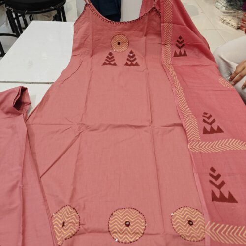 Premium Cotton with Adjustable Straps -3pc- Kapoor 343