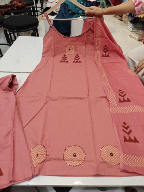 Premium Cotton with Adjustable Straps -3pc- Kapoor 343