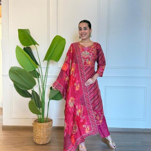 Russian Masleen suit -3 pc - Kapoor 348