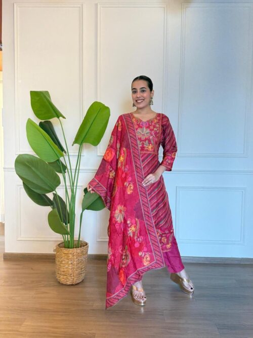 Russian Masleen suit -3 pc - Kapoor 348